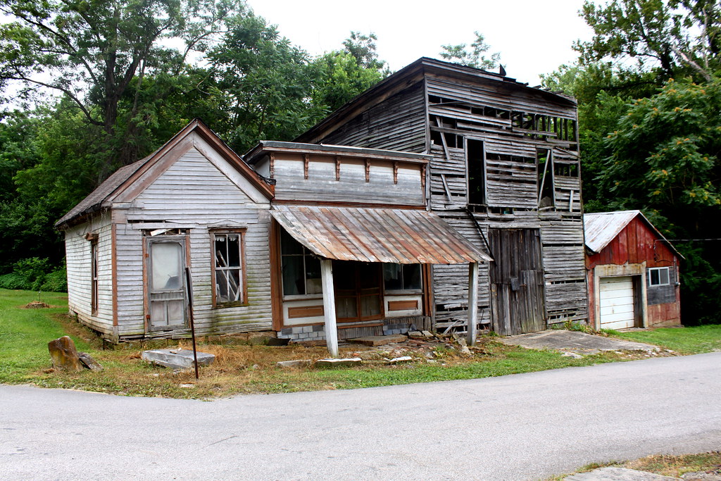 Abandoned Buildings Old Leavenworth, Indiana a photo on Flickriver