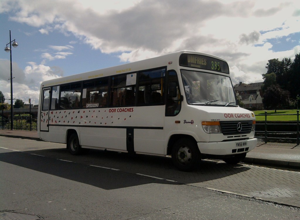 Bus Dumfries,Whitesands Oor Coaches. Flickr