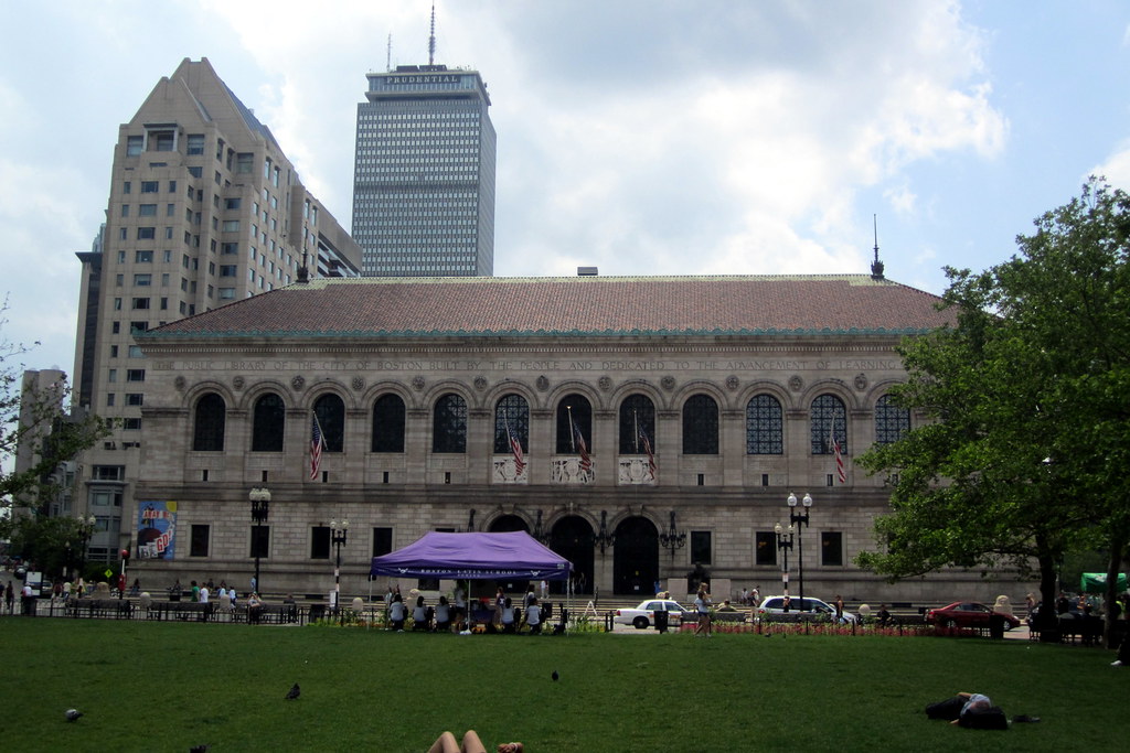 Boston Back Bay Boston Public Library McKim Building a photo on