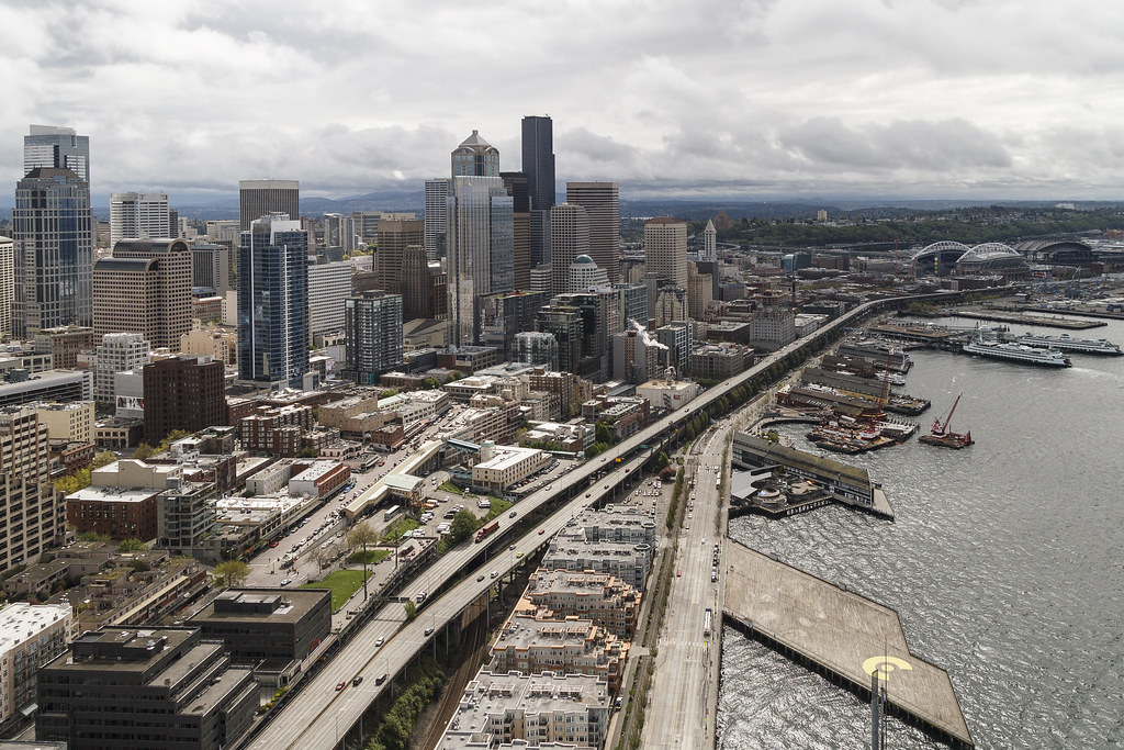 Seattle downtown waterfront This view of Seattle's waterfr… Flickr
