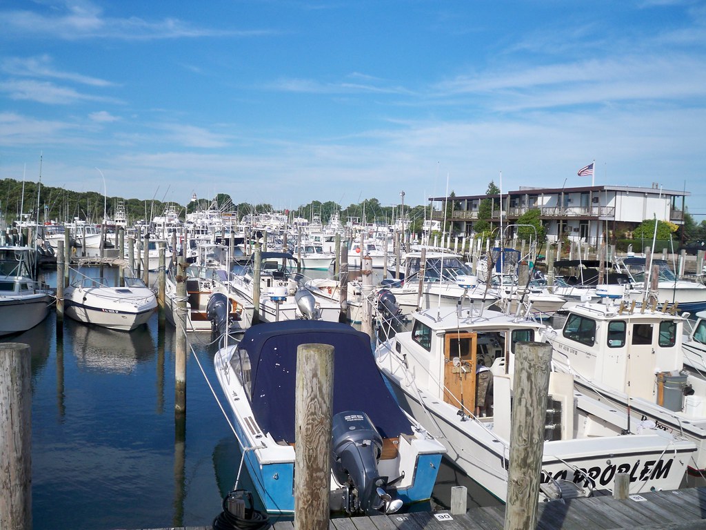Dock in Montauk There was A LOT of boats. Alexx Flickr