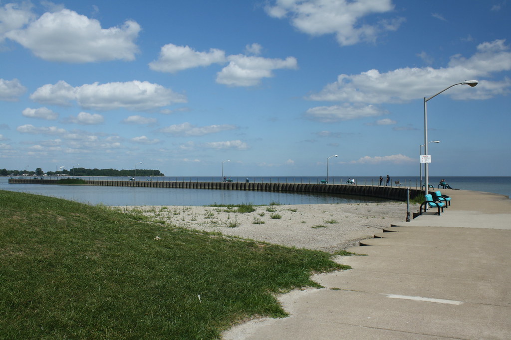 Elevation of 9th Street, 9th St, Luna Pier, MI, USA Topographic Map