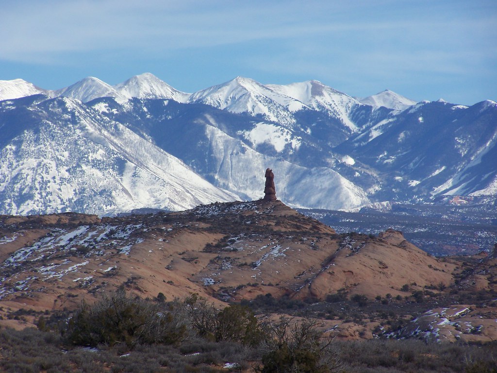 At a Distance Arches National Park Moab, UT Mike (& sorta Karen