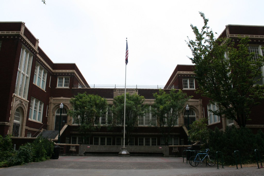 Shattuck Hall Great shot of Shattuck Hall's courtyard Portland