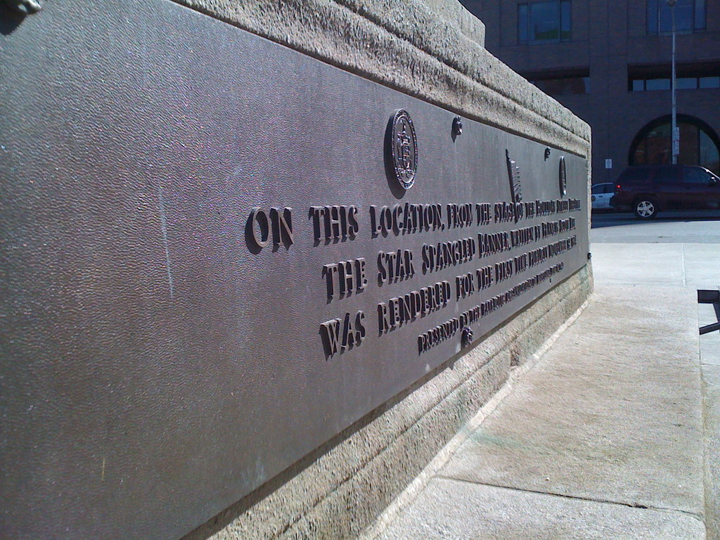 Holliday Street Theatre Tablet Marker reads On this locat… Flickr