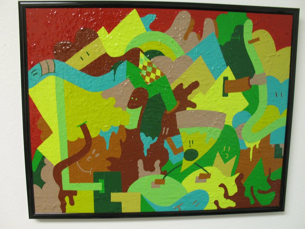 ThingsFallApart 2010 Acrylic/Enamel/Latex Paint on Canvas … chris