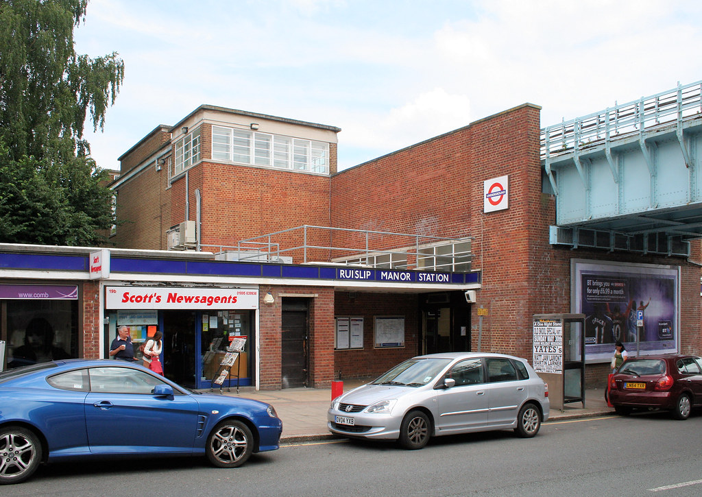 Ruislip Manor Underground station 1938 bowroaduk Flickr