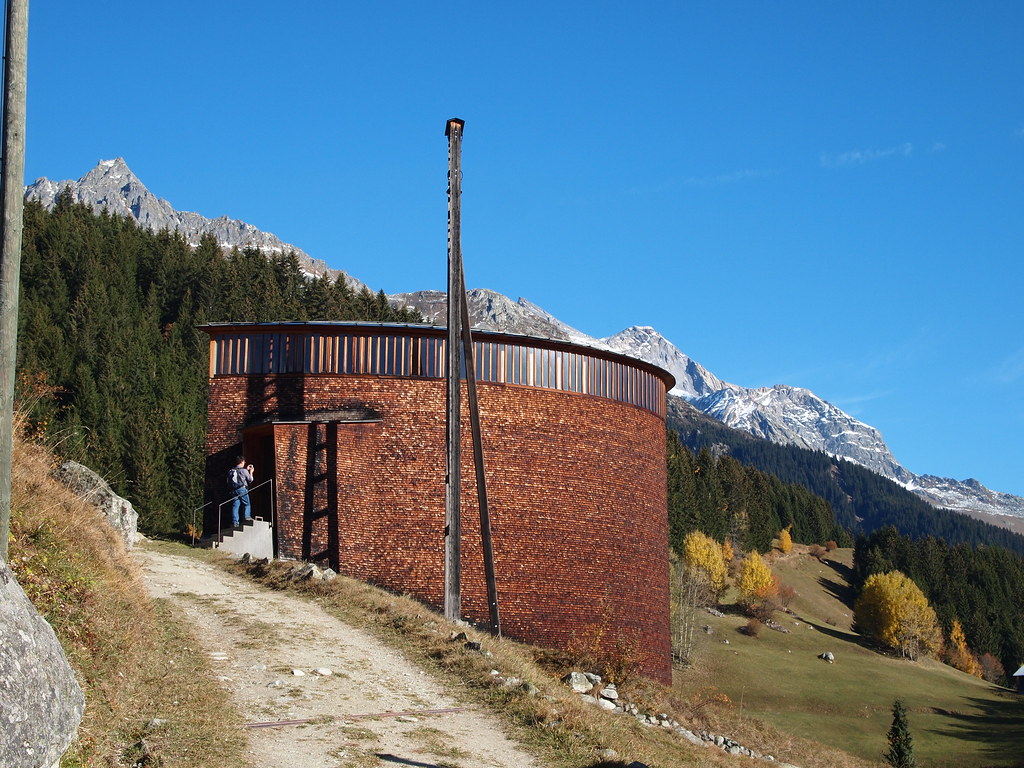 Saint Benedict Chapel in Sumvitg, Switzerland The beatiful… Flickr