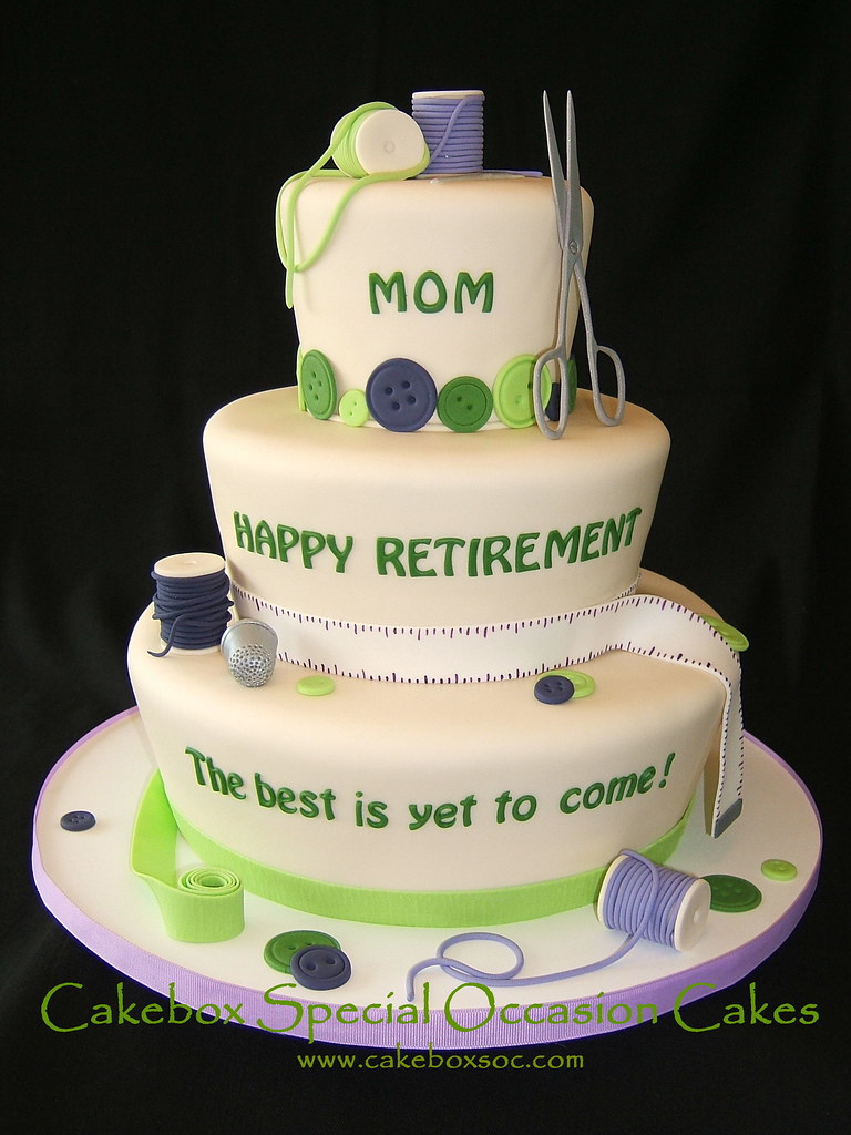 Retirement Cake This was for a lady who was retiring from … Flickr