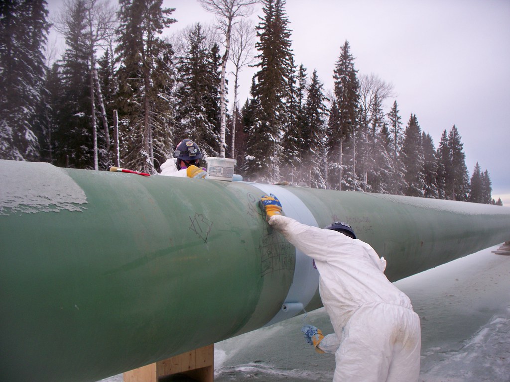 Painting pipe Painting pipe with two part paint Jason Woodhead Flickr