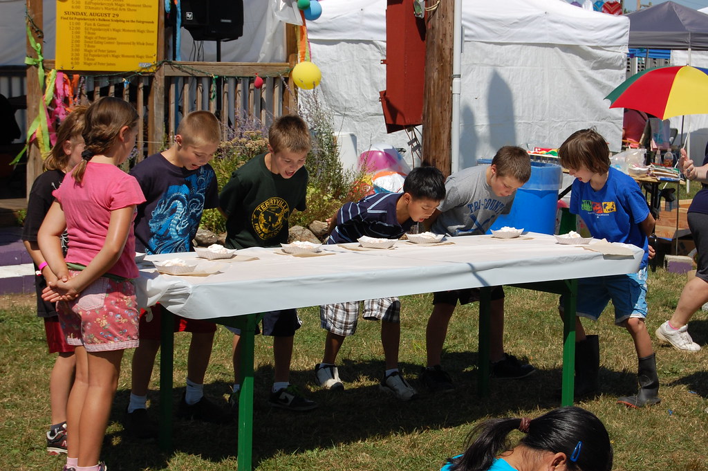 Terryville Fair donut eating contest uconnn Flickr