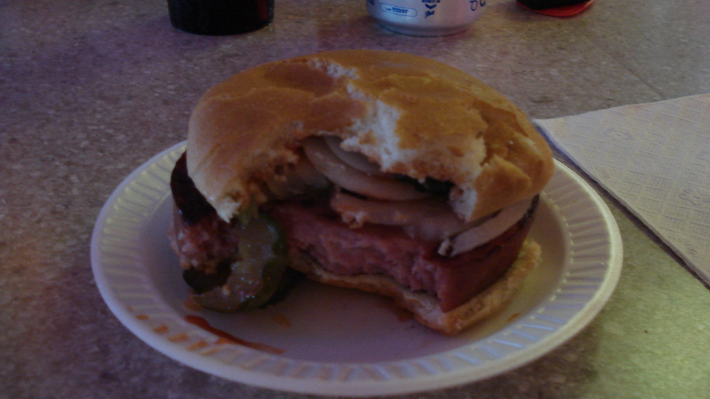 Naomi/Waldo, Ohio The famous fried bologna sandwich. whatr… Flickr