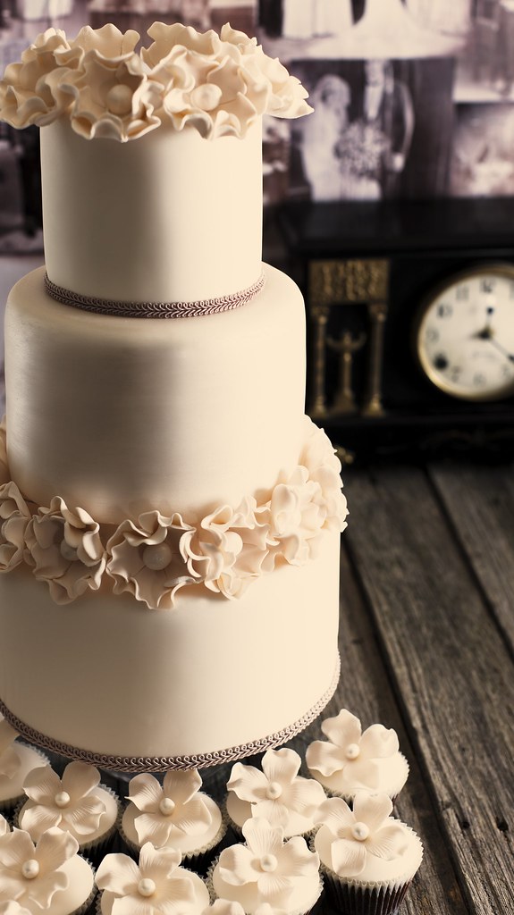 Vintage Wedding Cake Vintageinspired three tier wedding c… Flickr