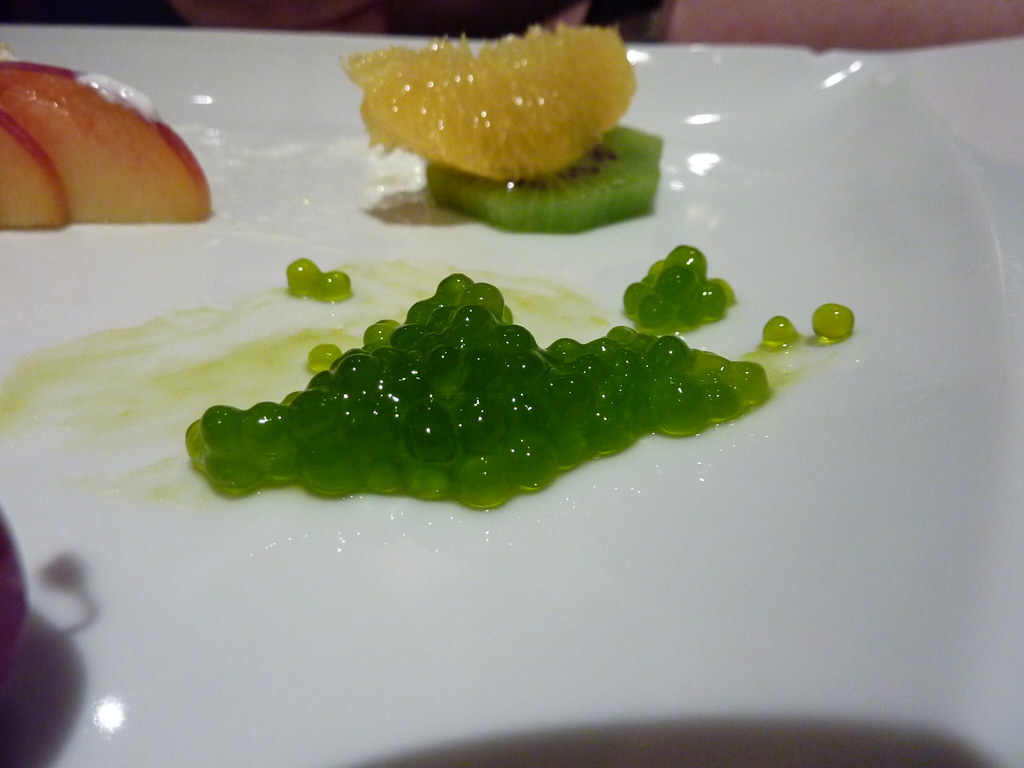 Green Fish Eggs? It was some sort of green tapioca that ca… Flickr