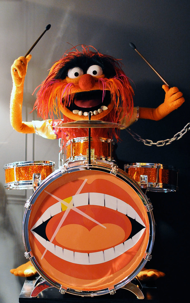 Animal Animal Muppet by Master Replicas, with custom drums… Flickr