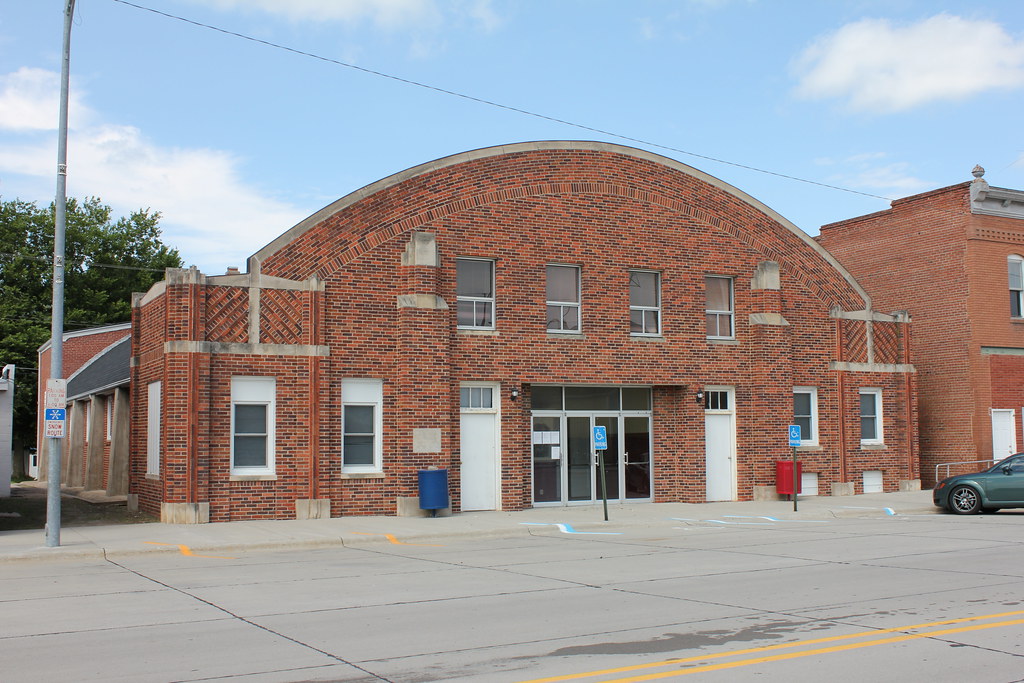 Cedar Bluffs Auditorium Cedar Bluffs, NE Erected in 1936… Flickr