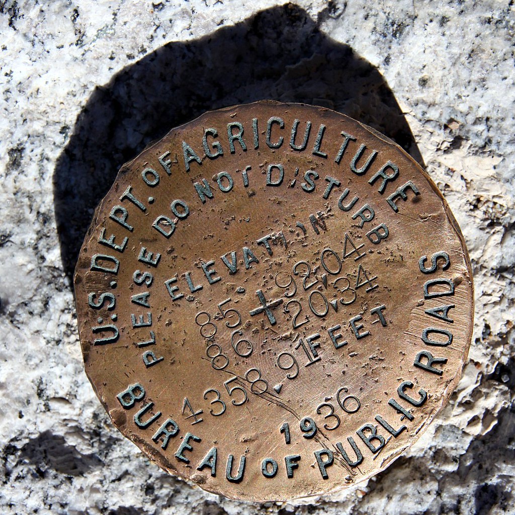 Elevation Marker, Yosemite National Park A brass marker ce… Flickr