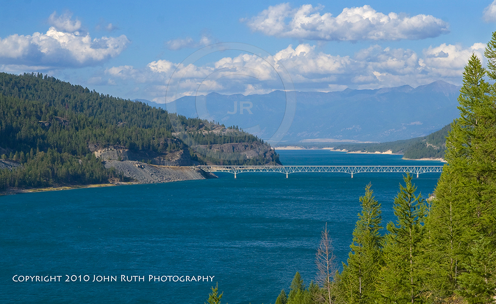 Lake Koocanusa Bridge Lake Koocanusa Bridge near Eureka, M… Flickr