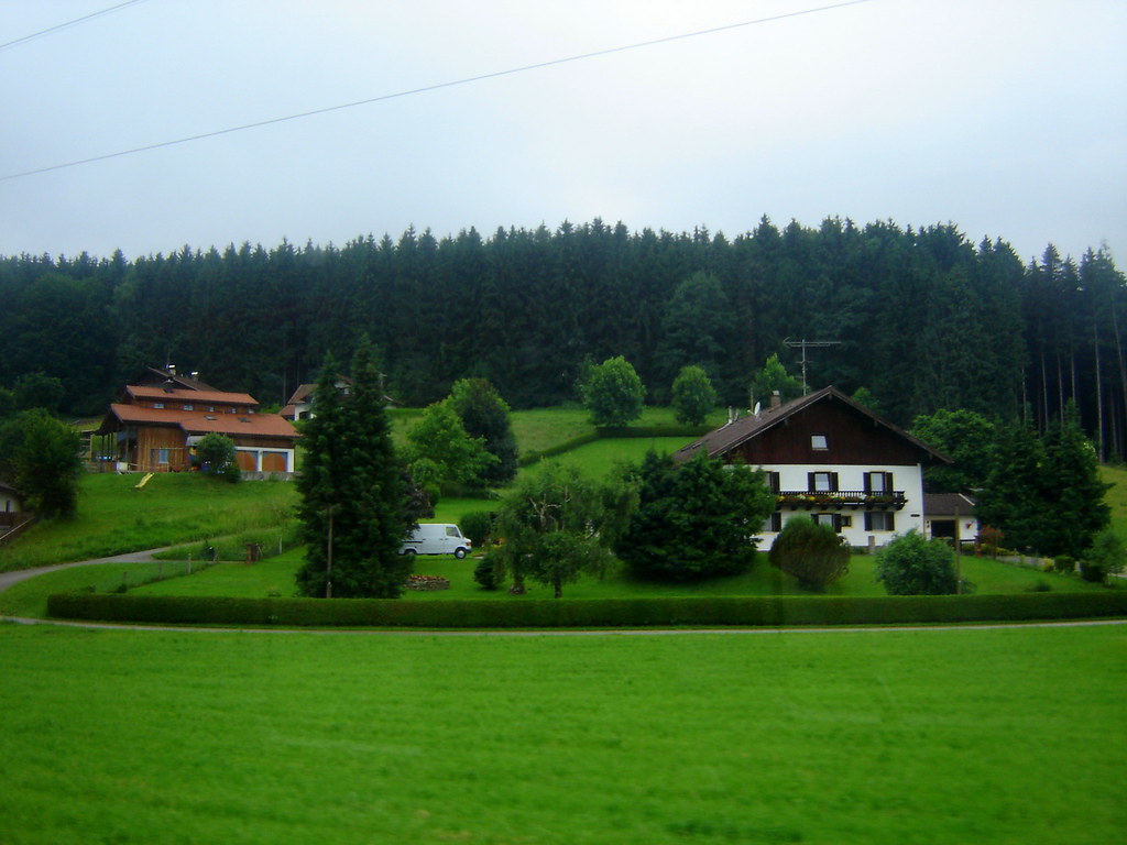 Berchtesgaden Pines and Houses Monik Markus Flickr