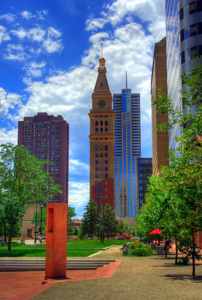 Three Denver Towers 420ft (128 m) Brooks Tower, 1968 325… Flickr