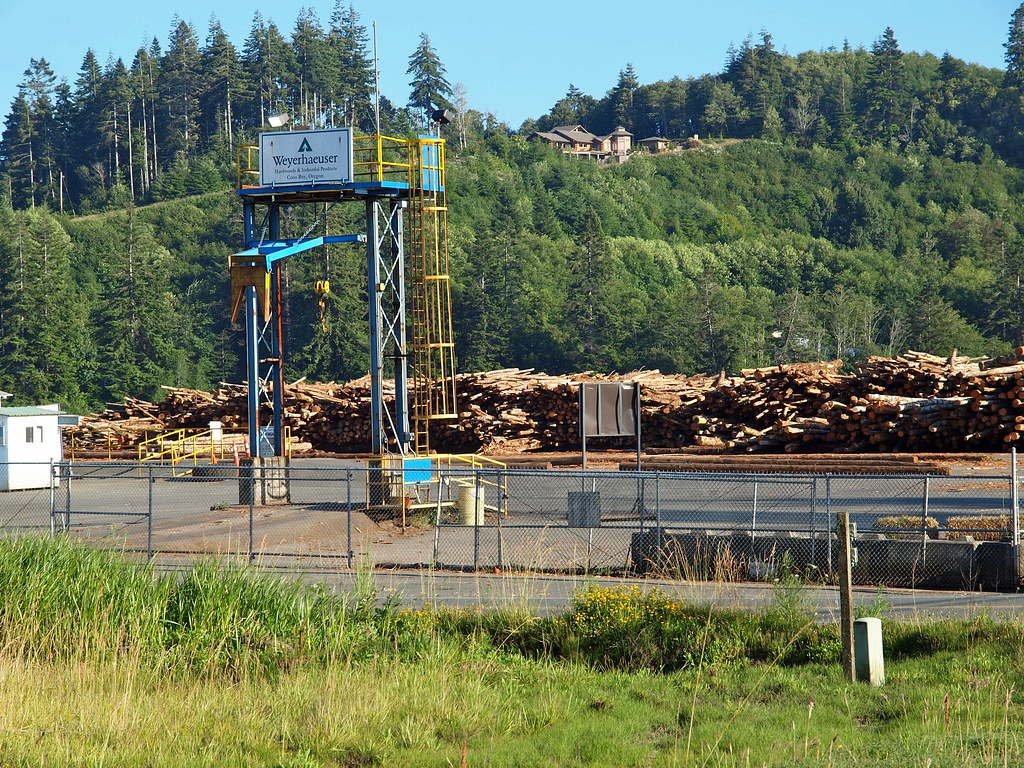 Weyerhauser lumber mill in Oregon Leon Reed Flickr