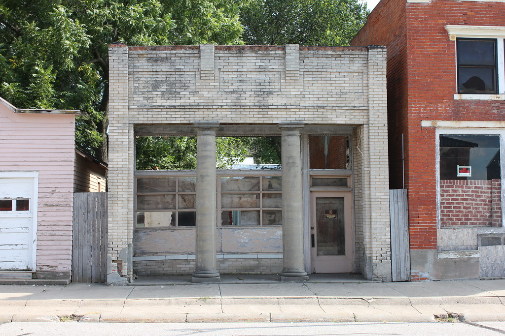 Bank Building remains Bruno, NE The building was demolis… Flickr