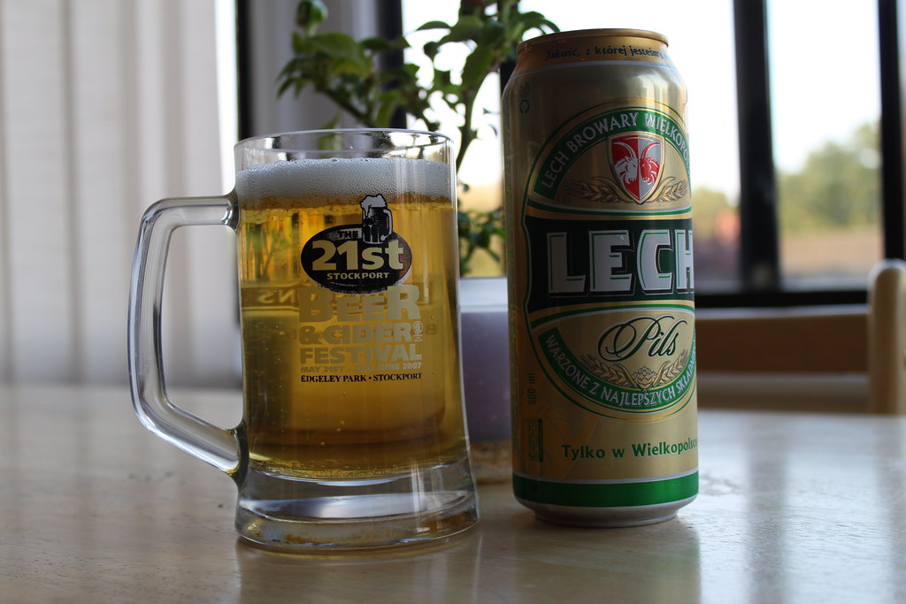 Lech Pils Quite a nice Polish lager... Alan Perryman Flickr