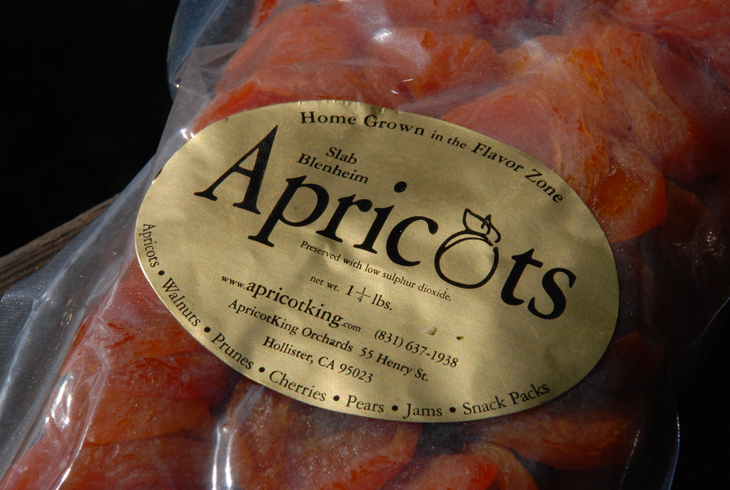 dried apricots from Apricot King Orchards in Hollister (my… Flickr