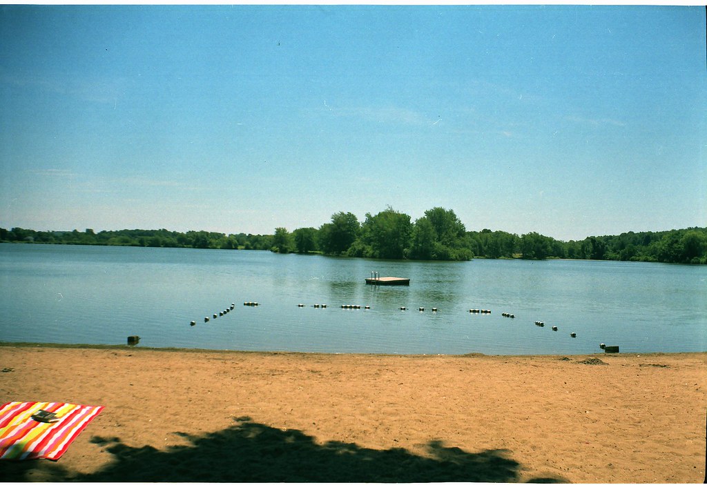 Lake Winnemaug beach Kodak Portra 160NC 120 film bblhed Flickr
