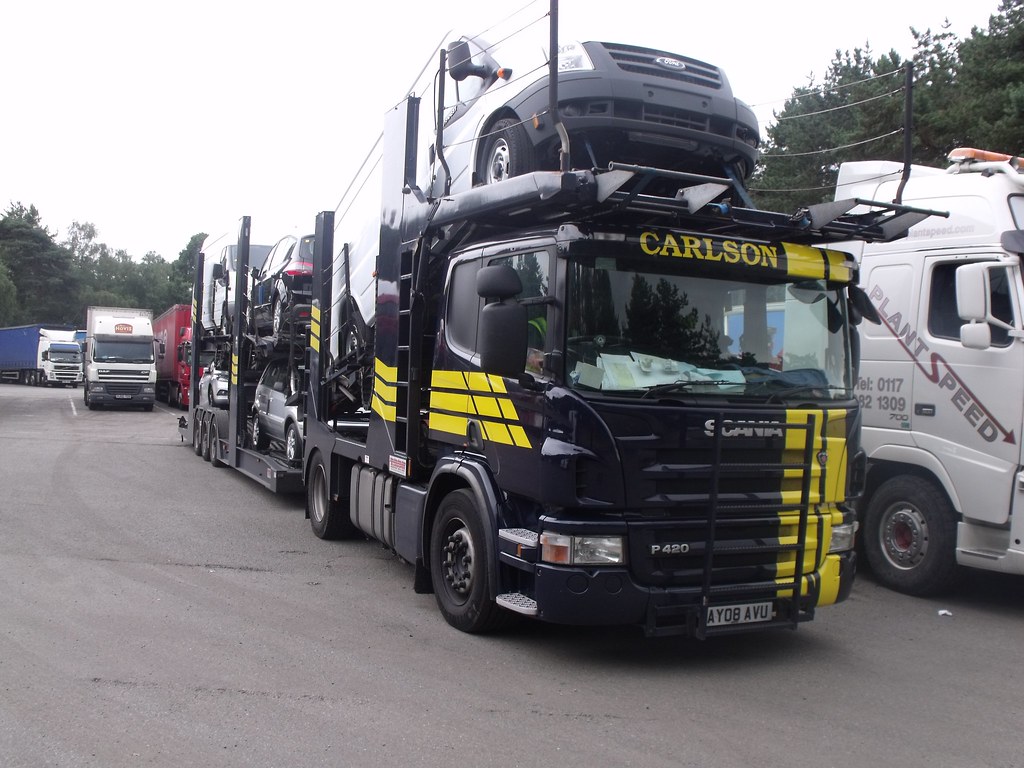 Carlson Scania AY08AYU | at Fleet Services on 14th July ...
