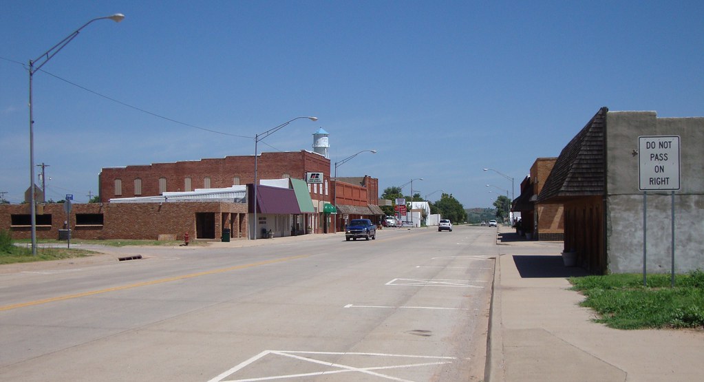 Downtown Taloga, Oklahoma Taloga is the county seat of Dew… Flickr