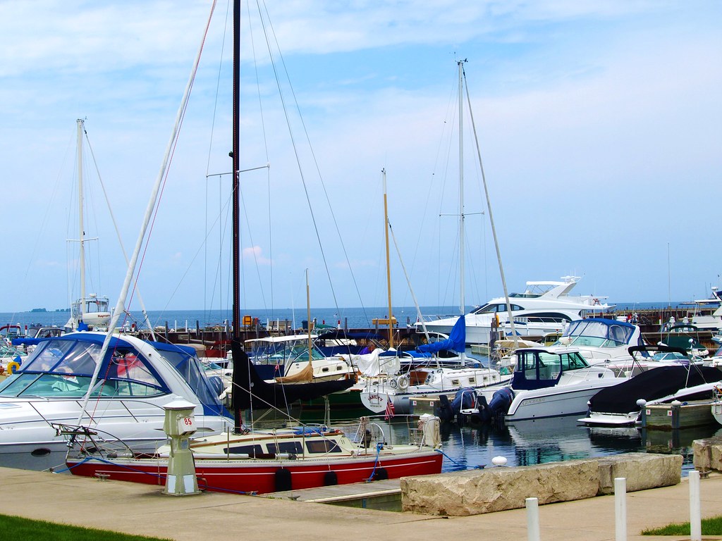 SISTER BAY, DOOR COUNTY, WISCONSIN* The boat dock at Siste… Flickr