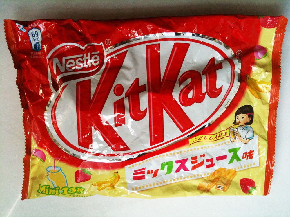 Mixed Fruit Juice Kit Kat C.B. Cebulski Flickr