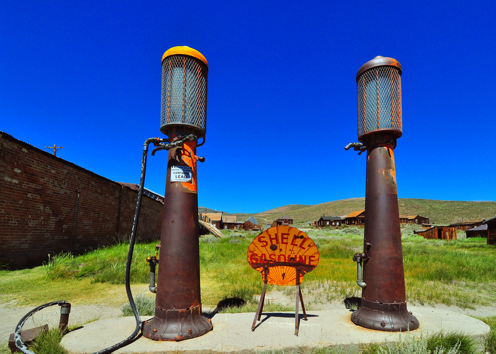 Shell Gas Station This was in Bodie, the old ghost town th… Flickr