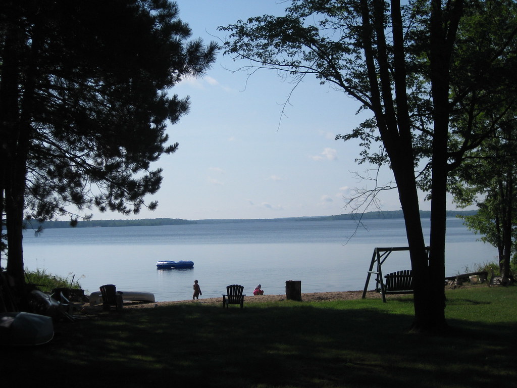 View of the lake from the cabin at Swan Lake, Pengilly Min… Flickr