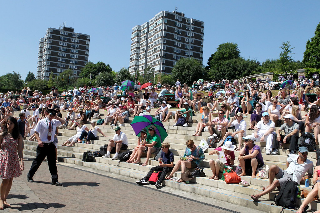 Henman Hill/Murray Mount at Wimbledon UJin Lee Flickr