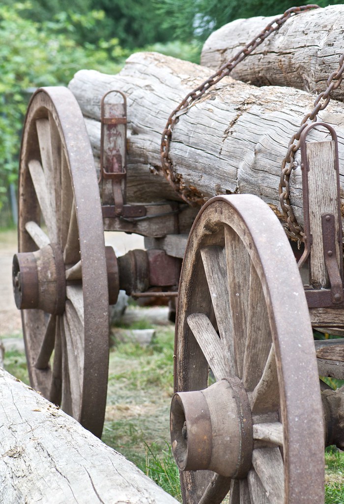 A pretty old lumber wagon Paul Lien Flickr