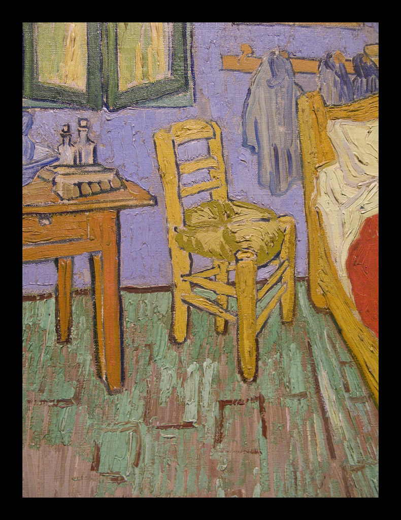 Van Gogh, Chicago Art Institute Detail of Van Gogh's Bedro… Flickr