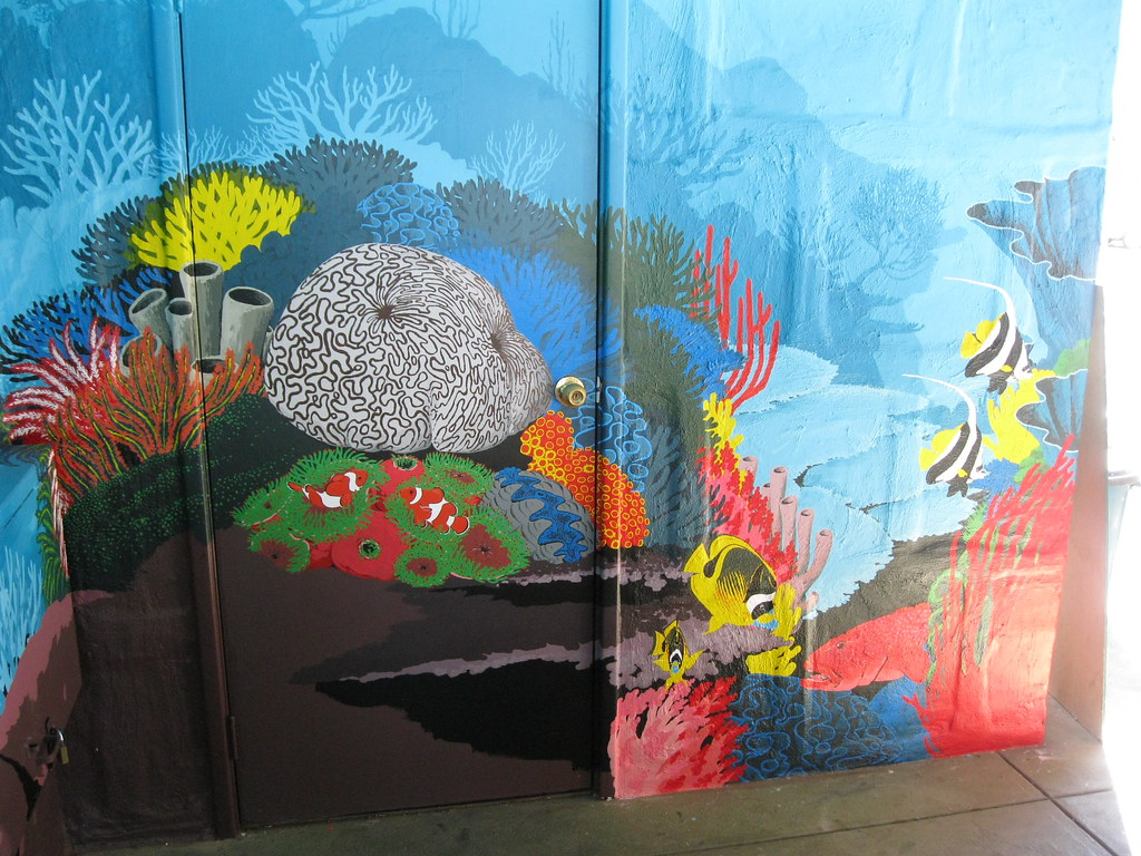 Ningaloo Reef Dreaming Mural by Mark Bell IMG0042… Flickr