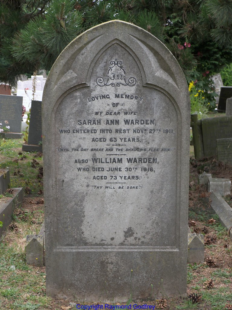 Faversham Cemetery William and Sarah Ann Warden Love Lan… Flickr