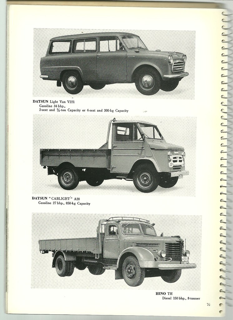 1959 Japanese Trucks Once I had a copy of the 1967 book fr… Flickr