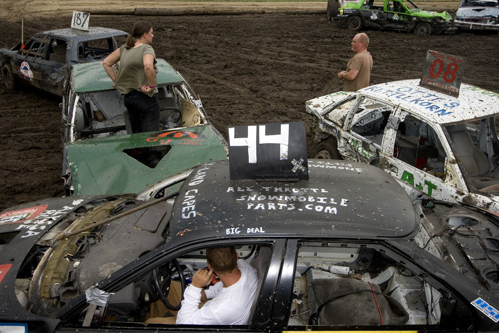 Benton County Fair demolition derby The End Ted Sherarts Flickr