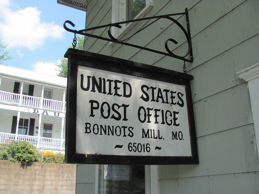Bonnots Mill, MO Post Office sign_IMG_9958 WampaOne Flickr