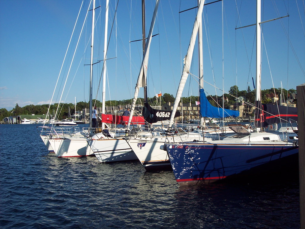 100_0431 Race boats, Charlevoix, MI Phyllis Flickr