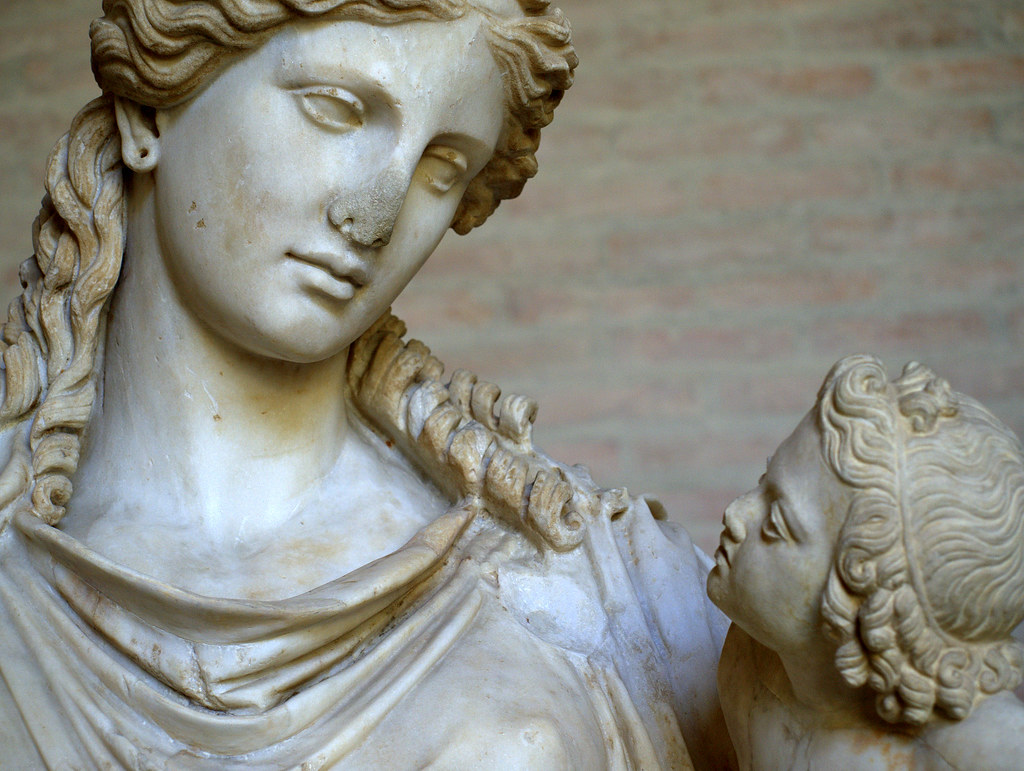 A look at Plenty Detail of Statue of Eirene, greek goddess… Flickr