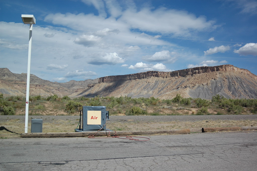gas station, mesa, sky Elly Blue Flickr