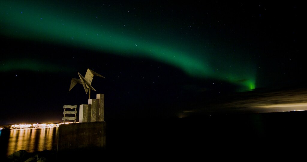 Iceland Keflavík,, Northern Lights Aurora Borealis seen fr… Flickr