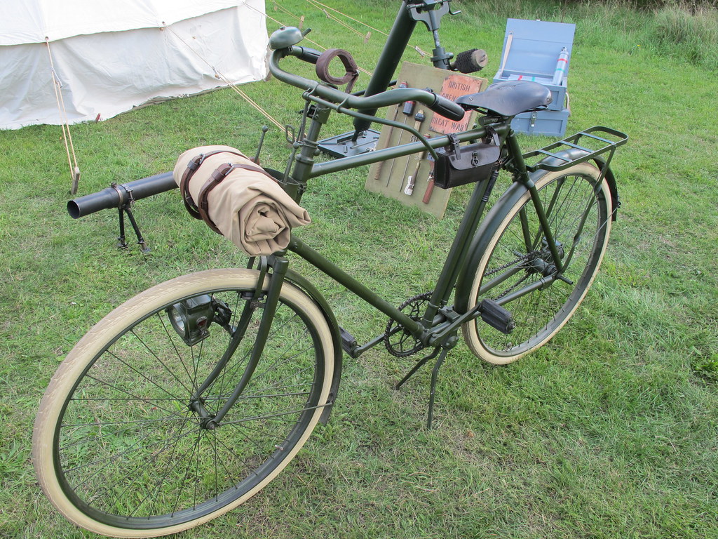 Bicycle from WW1 Suttons Farm Hornchurch Chris metcalfe Flickr