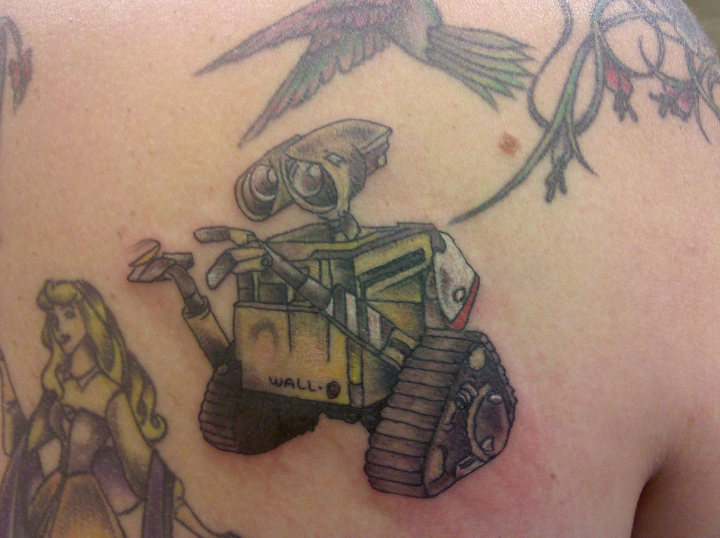 Walle tattoo Walle tattoo added to back piece queenofnancyland
