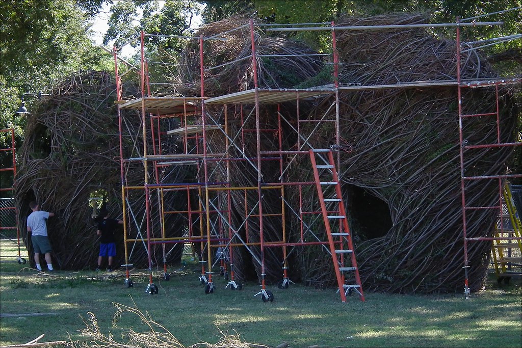 Twig House Twig houses at Cameron Park, Waco, Texas Steve Harmon